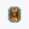 Anillo de cóctel esmeralda