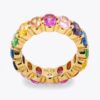 Anillo Oval Mix Band