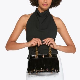 Bolso cuadrado Kensington Fringe