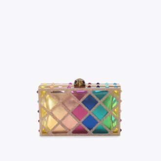 Bolso de mano Crystal Quilt Box