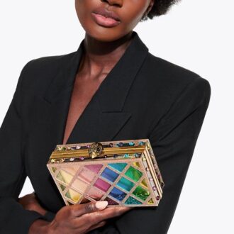 Bolso de mano Crystal Quilt Box