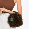 Bolso pequeño de macramé con cristales