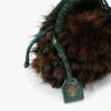 Bolso pequeño de macramé con cristales