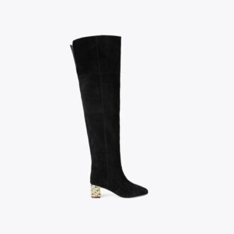 Botas Chelsea con tacón grueso por encima de la rodilla