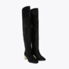 Botas Chelsea con tacón grueso por encima de la rodilla Botas Chelsea con tacón grueso por encima de la rodilla
