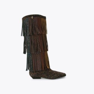 Botas con flecos western