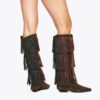 Botas con flecos western