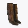 Botas con flecos western
