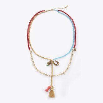 Collar con colgante largo