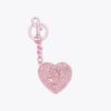 Llavero con cristal en forma de corazón Llavero con cristal en forma de corazón