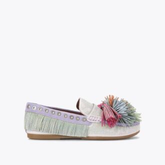 Mocasines con pompones