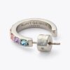 Pendientes de aro con cristales Pendientes de aro con cristales