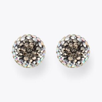 Pendientes de botón Pave Bubble