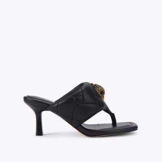Sandalias con tacón abombado