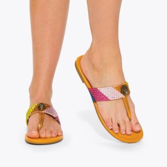 Sandalias Kensington con barra en T