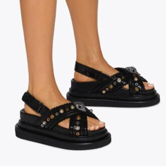 Sandalias Orson Cross Scallop