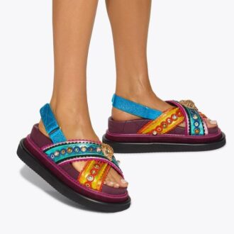 Sandalias Orson Cross Scallop