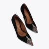 Zapatos de tacón con cremallera