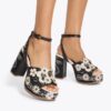 Zapatos de tacón con plataforma Flower Western Zapatos de tacón con plataforma Flower Western