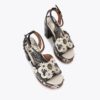 Zapatos de tacón con plataforma Flower Western Zapatos de tacón con plataforma Flower Western