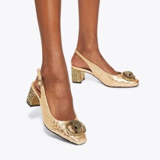 Zapatos de tacón con talón abierto Chelsea